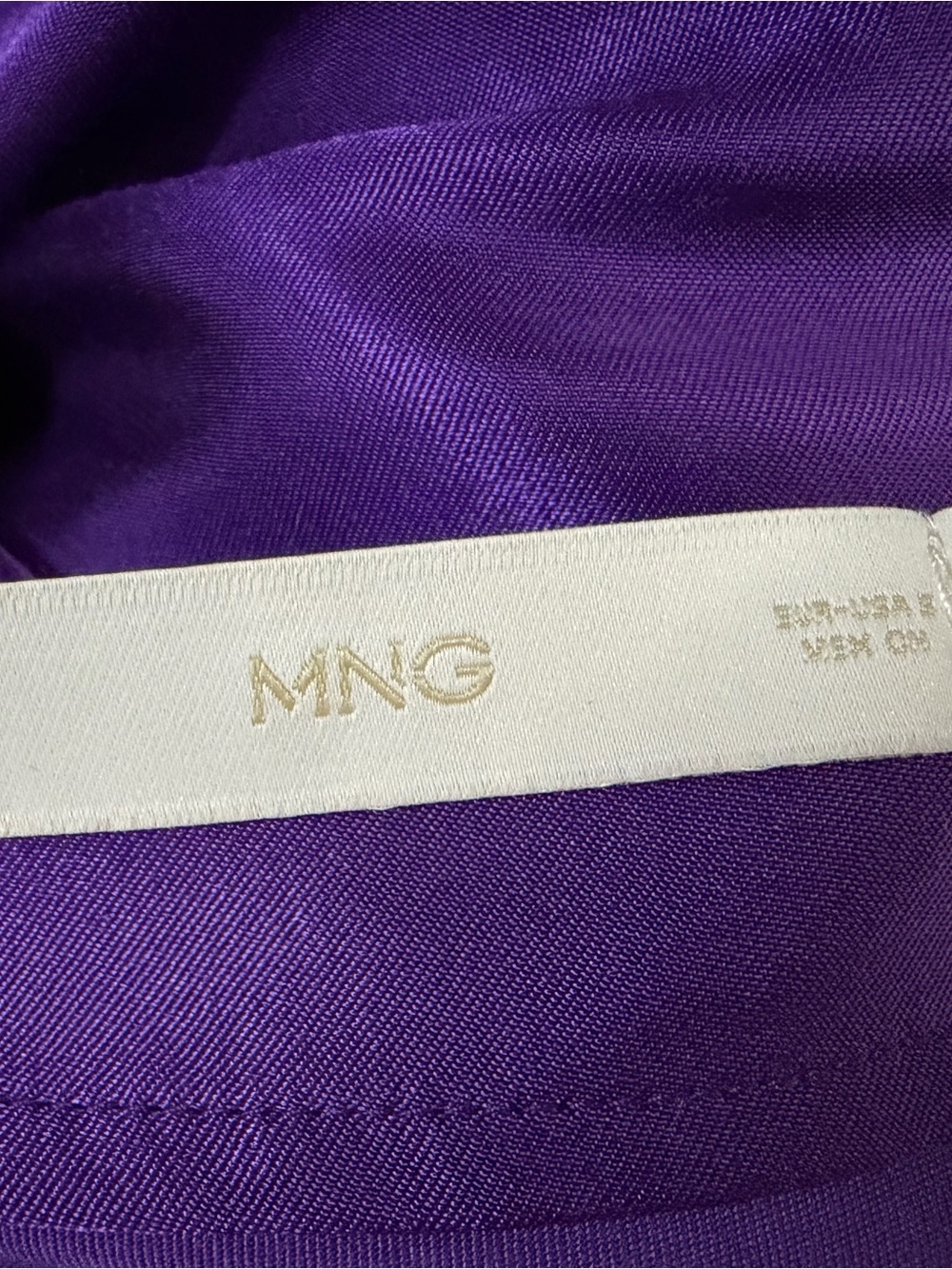 Mango Satin Maxi Skirt in Deep Purple - Picture 3 of 3